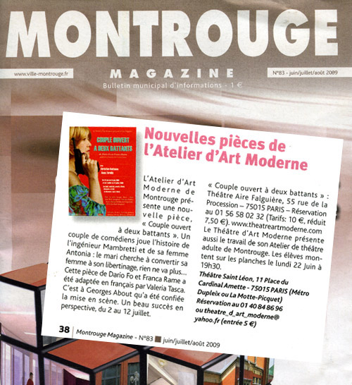 Couple ouvert � deux battants